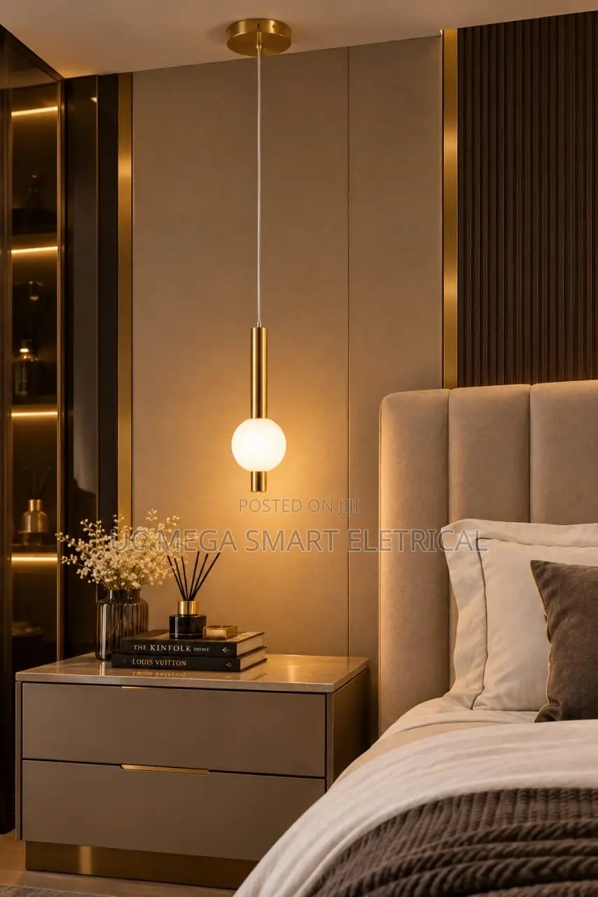 Modern Simple LED Pendant Lamp Living Room Bedroom Bedside TV