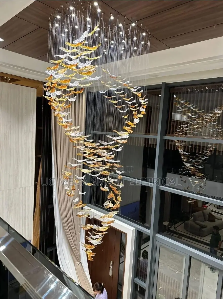 Large Scale Project Crystal Chandelier Hotel Chandelier Villa Crystal