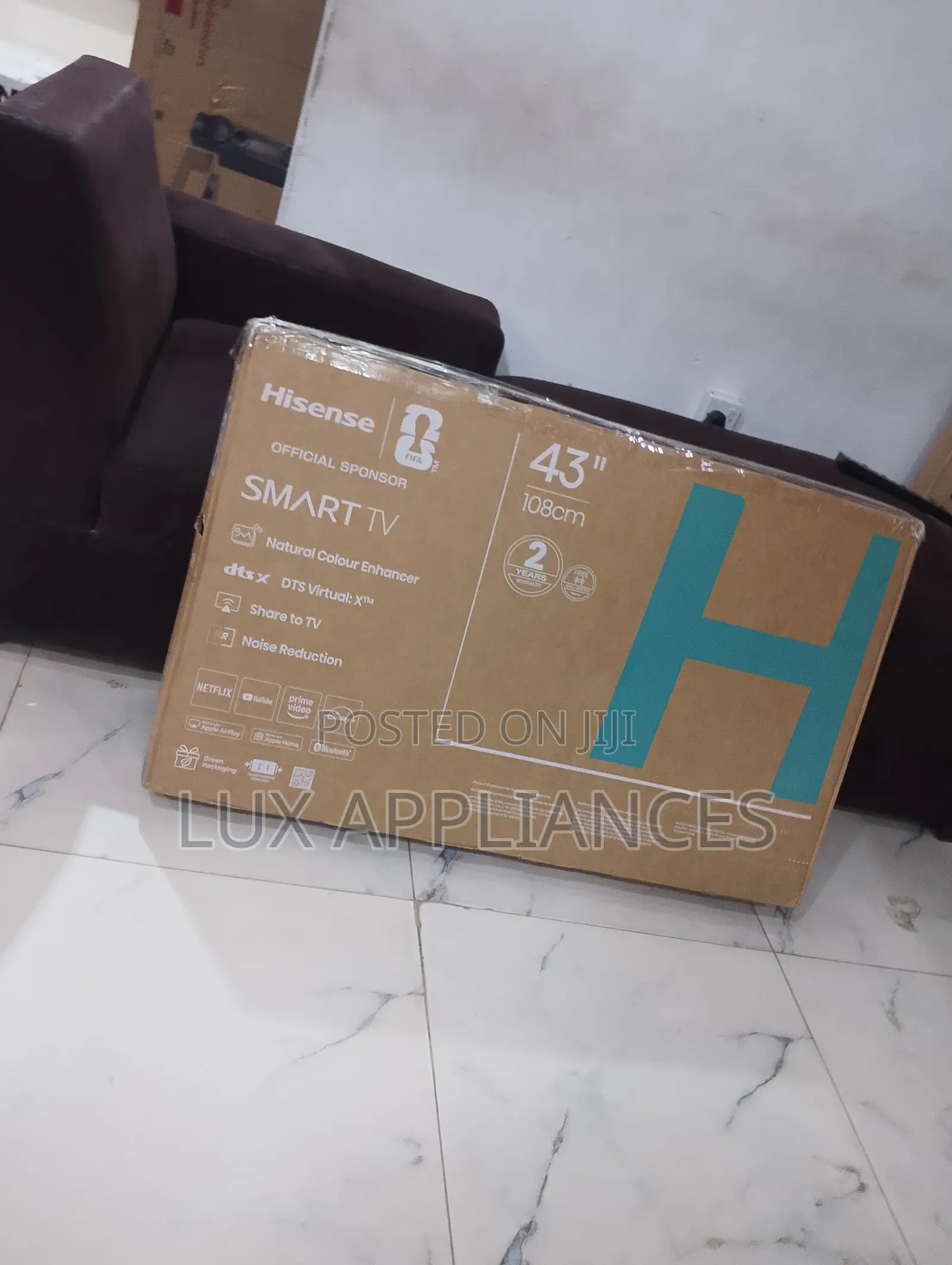 Hisense 43 Inch LED Smart TV With Wireless Connectivity