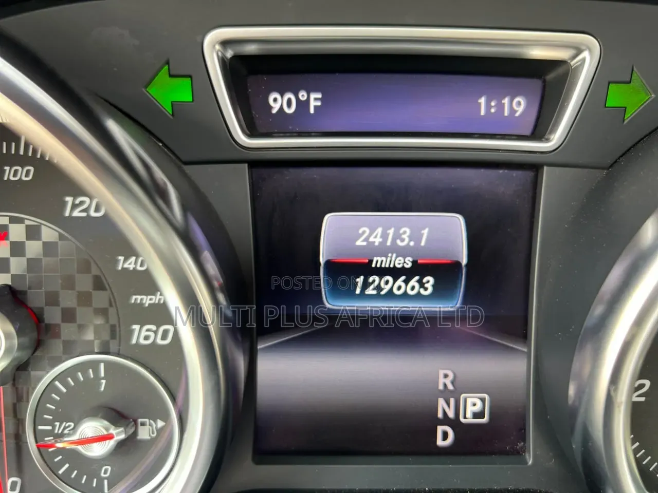 Mercedes-Benz GLE-Class 2016 Silver