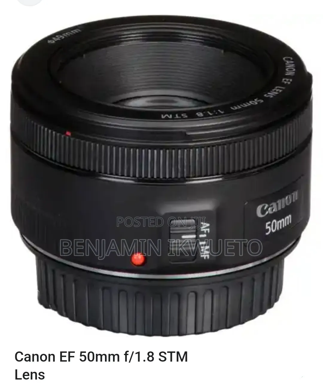 50mm Canon Lens (F1. 8)