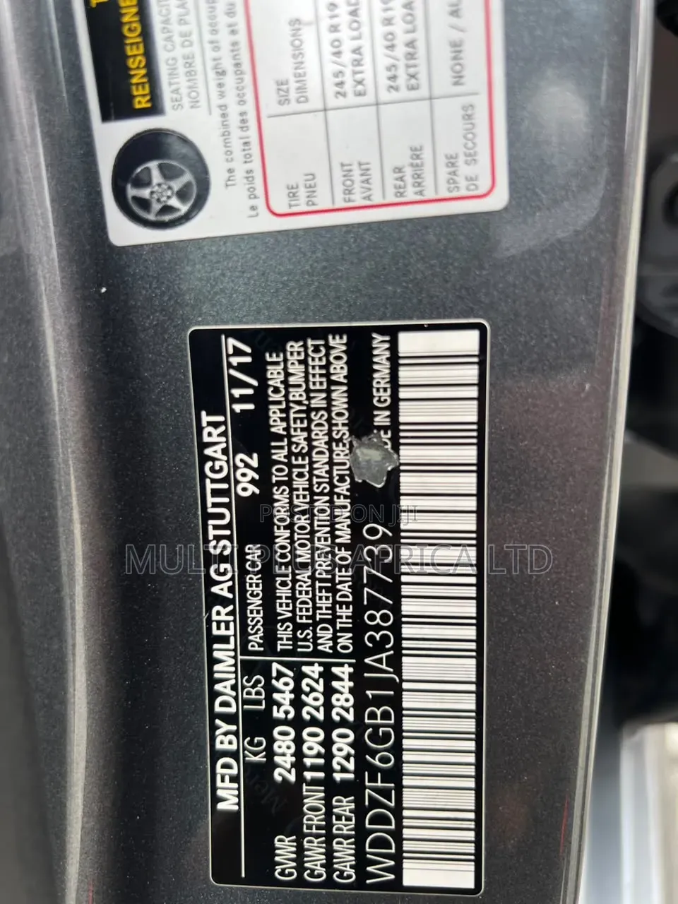 Mercedes-Benz E400 2018 Gray