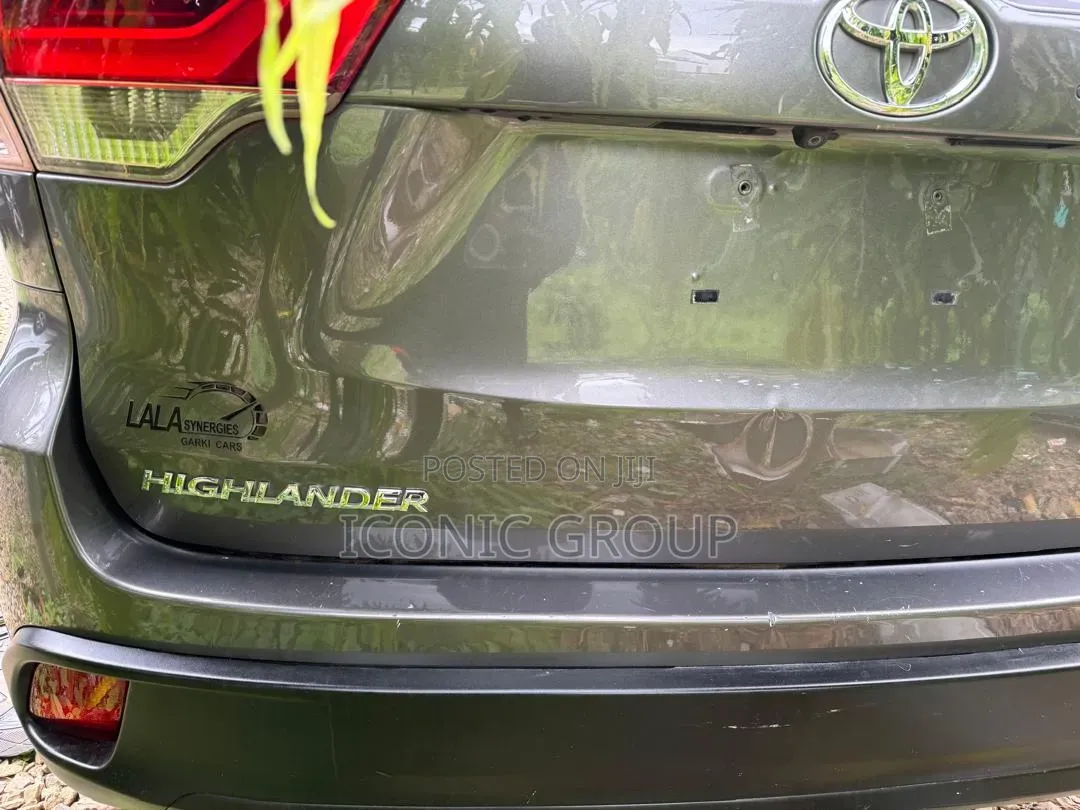 Toyota Highlander XLE 4x4 V6 (3.5L 6cyl 8A) 2018 Gray