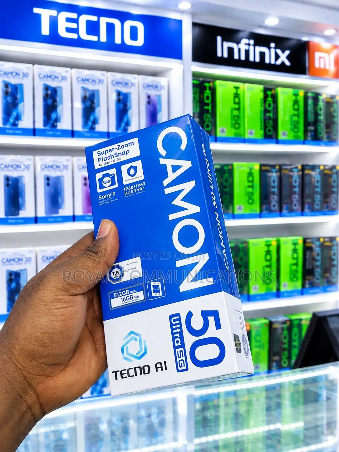 New Tecno Camon 50 Ultra 512 GB Black