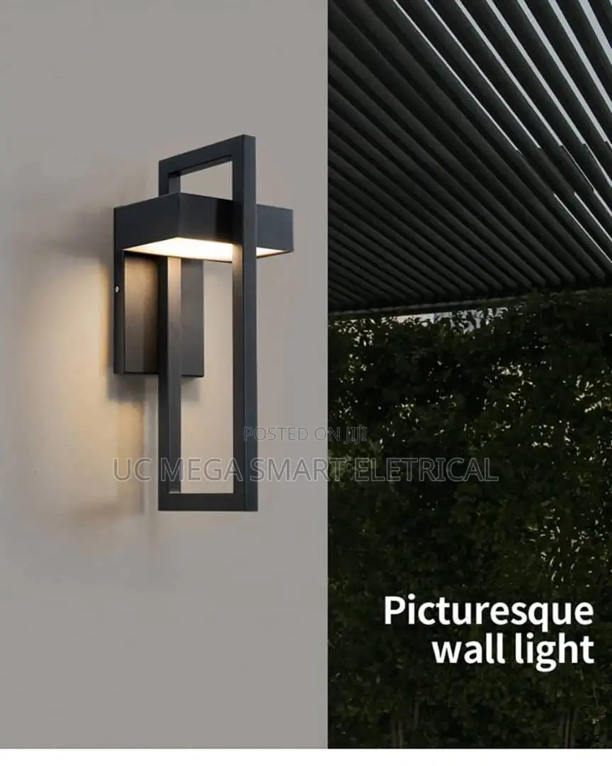 Waterproof Outdoor LED Wall Lighting Retro Vintage Black Color