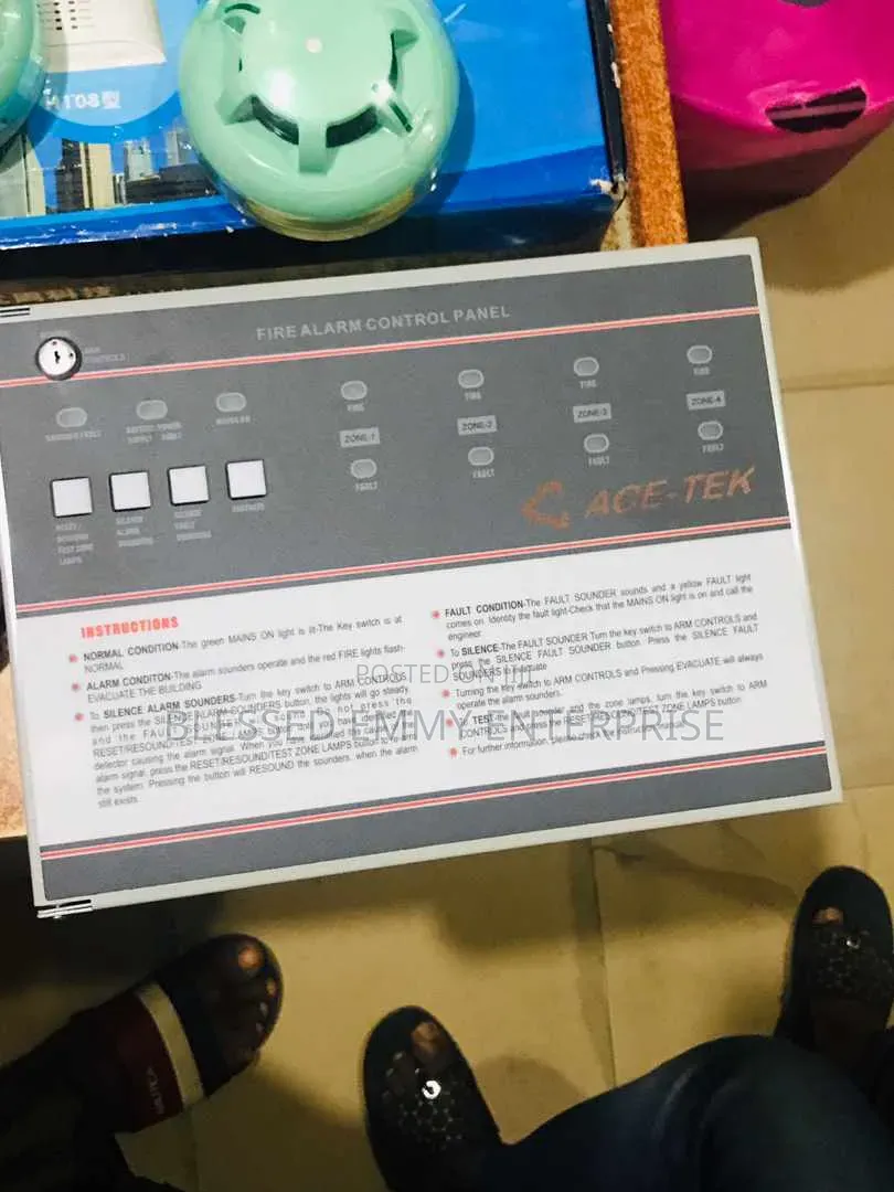 4 Zone Conventional Fire Alarm Panel