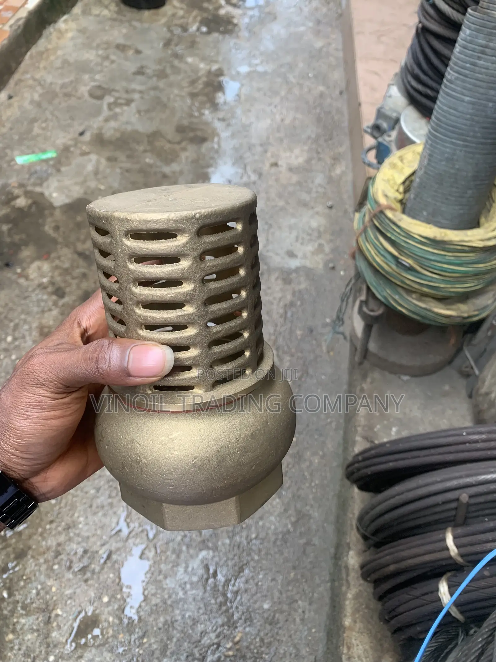 Brass Foot Valve / Suction Strainer - 4"