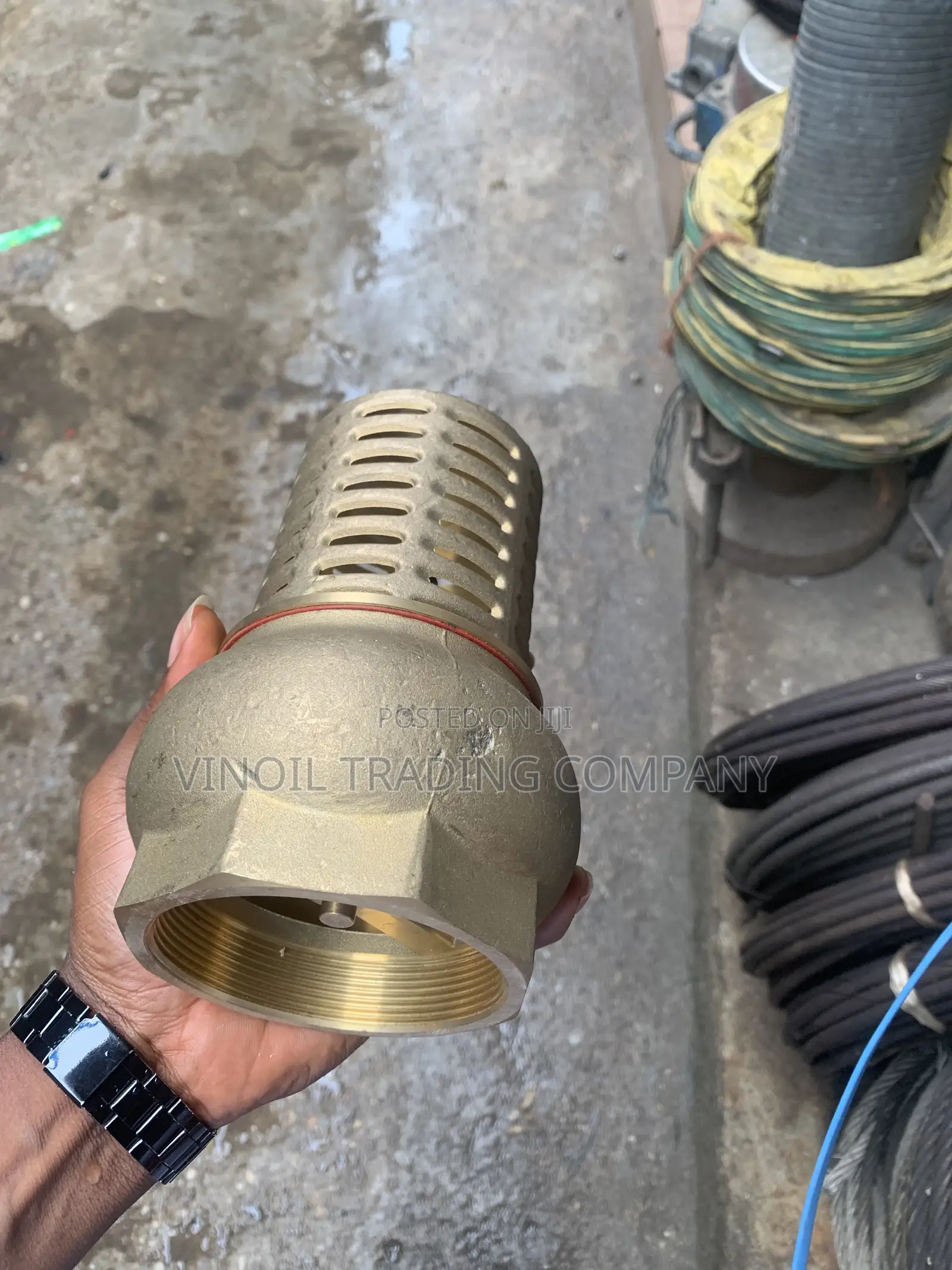 Brass Foot Valve / Suction Strainer - 4"