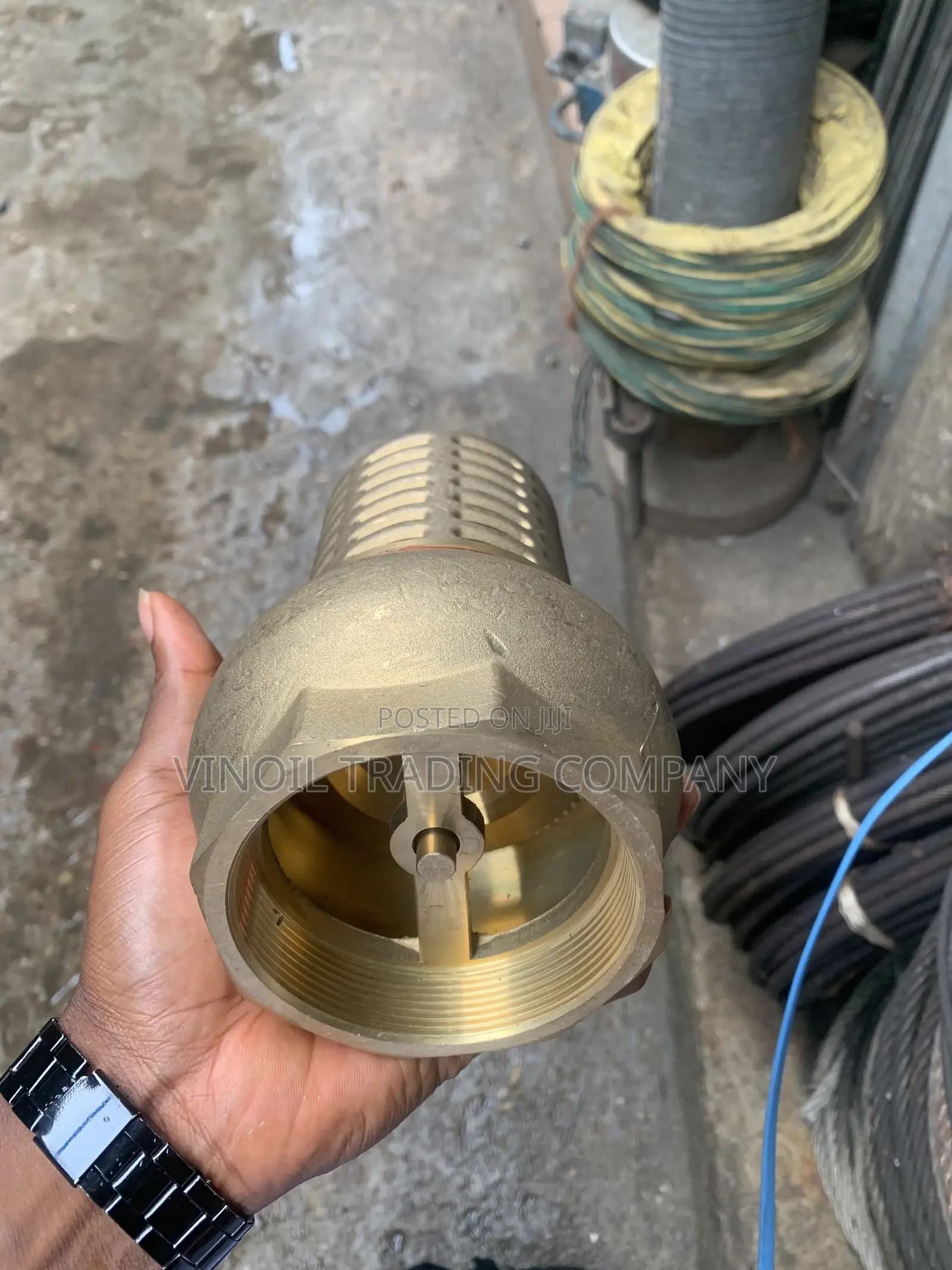 Brass Foot Valve / Suction Strainer - 4"