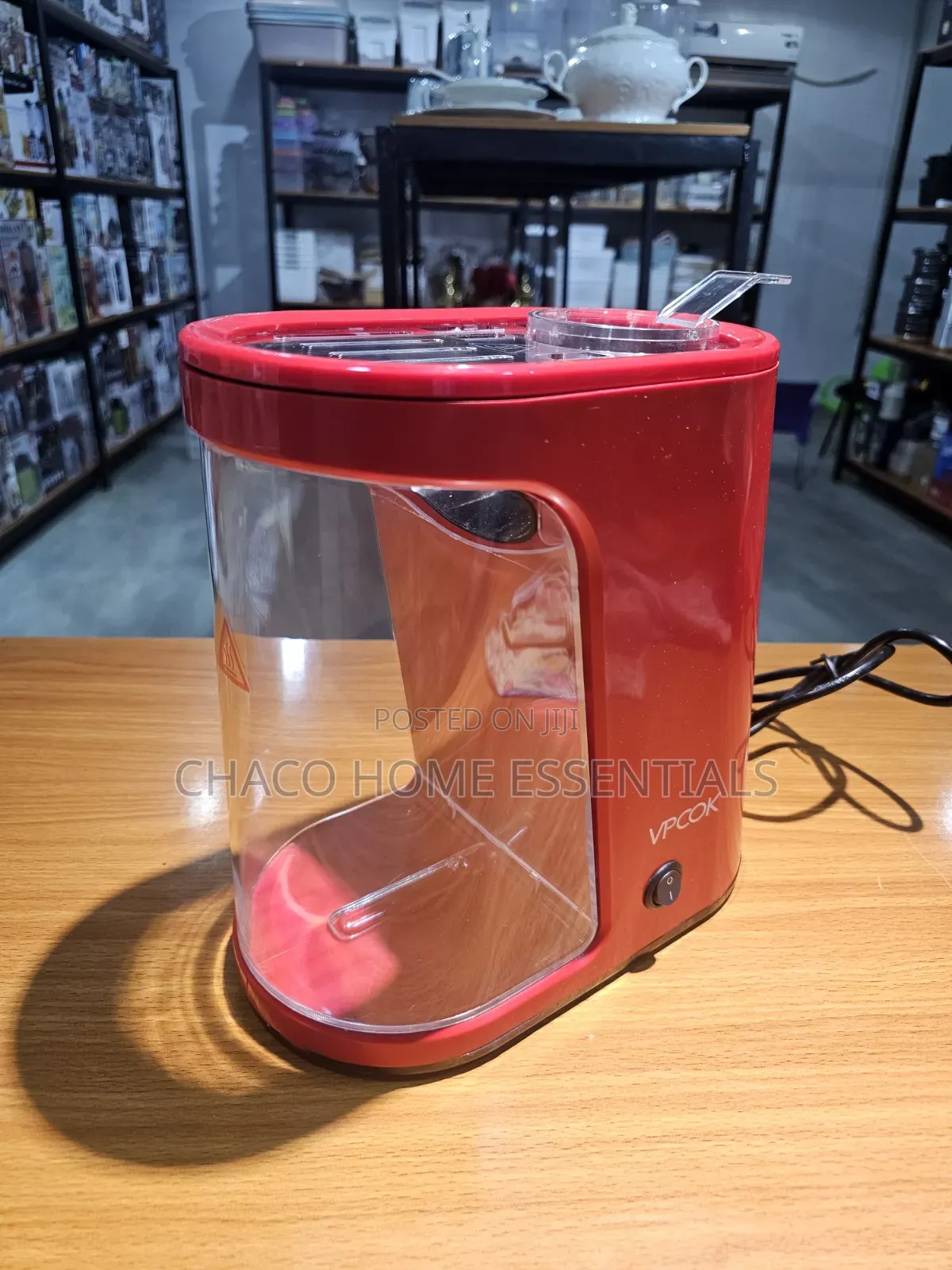 VPCOK 1200W Electric Popcorn Maker - Oil-Free & Fast