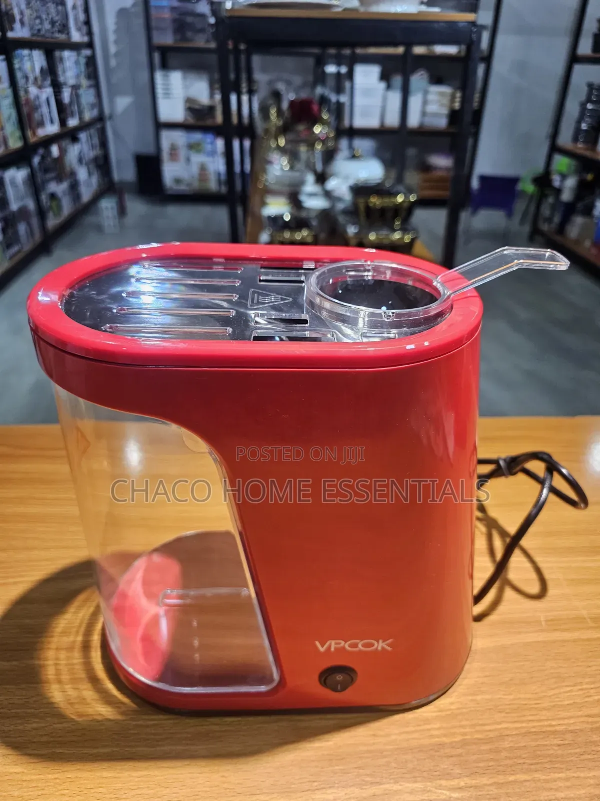 VPCOK 1200W Electric Popcorn Maker - Oil-Free & Fast