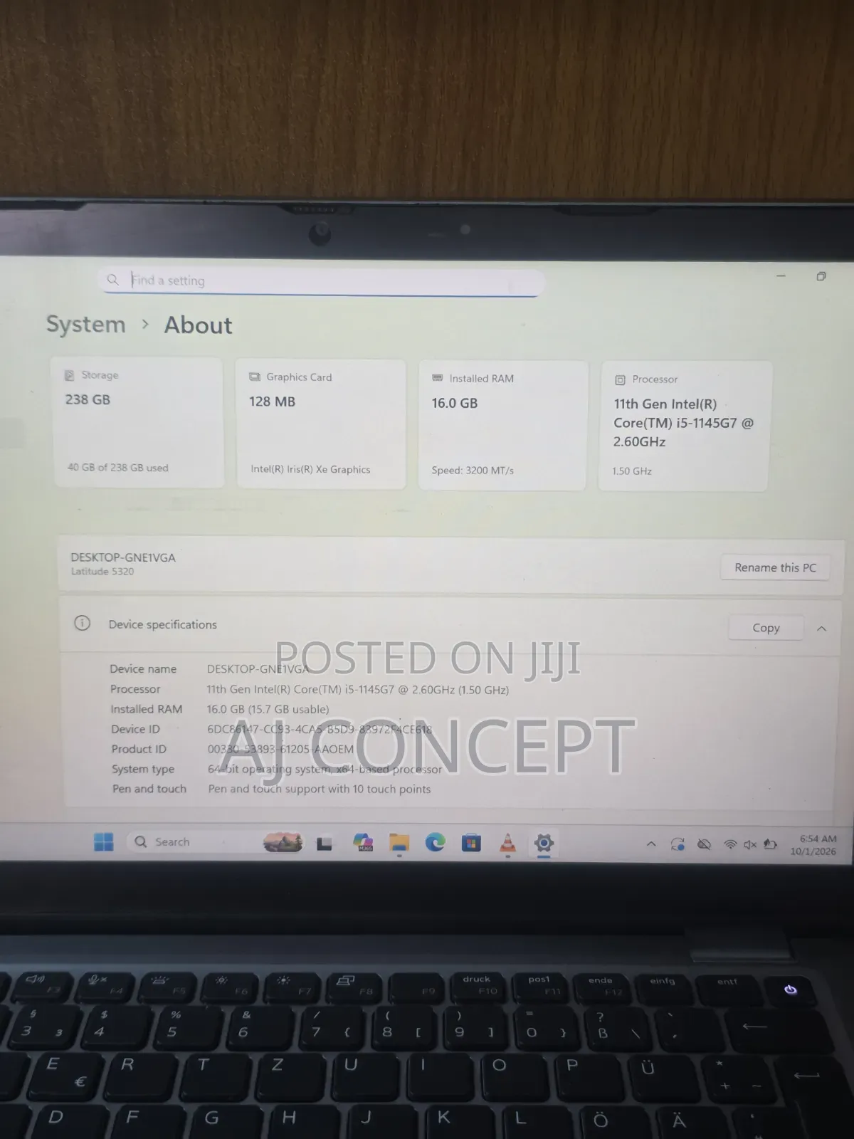 Laptop Dell Latitude 5320 2-in-1 16GB Intel Core i5 SSD 256GB
