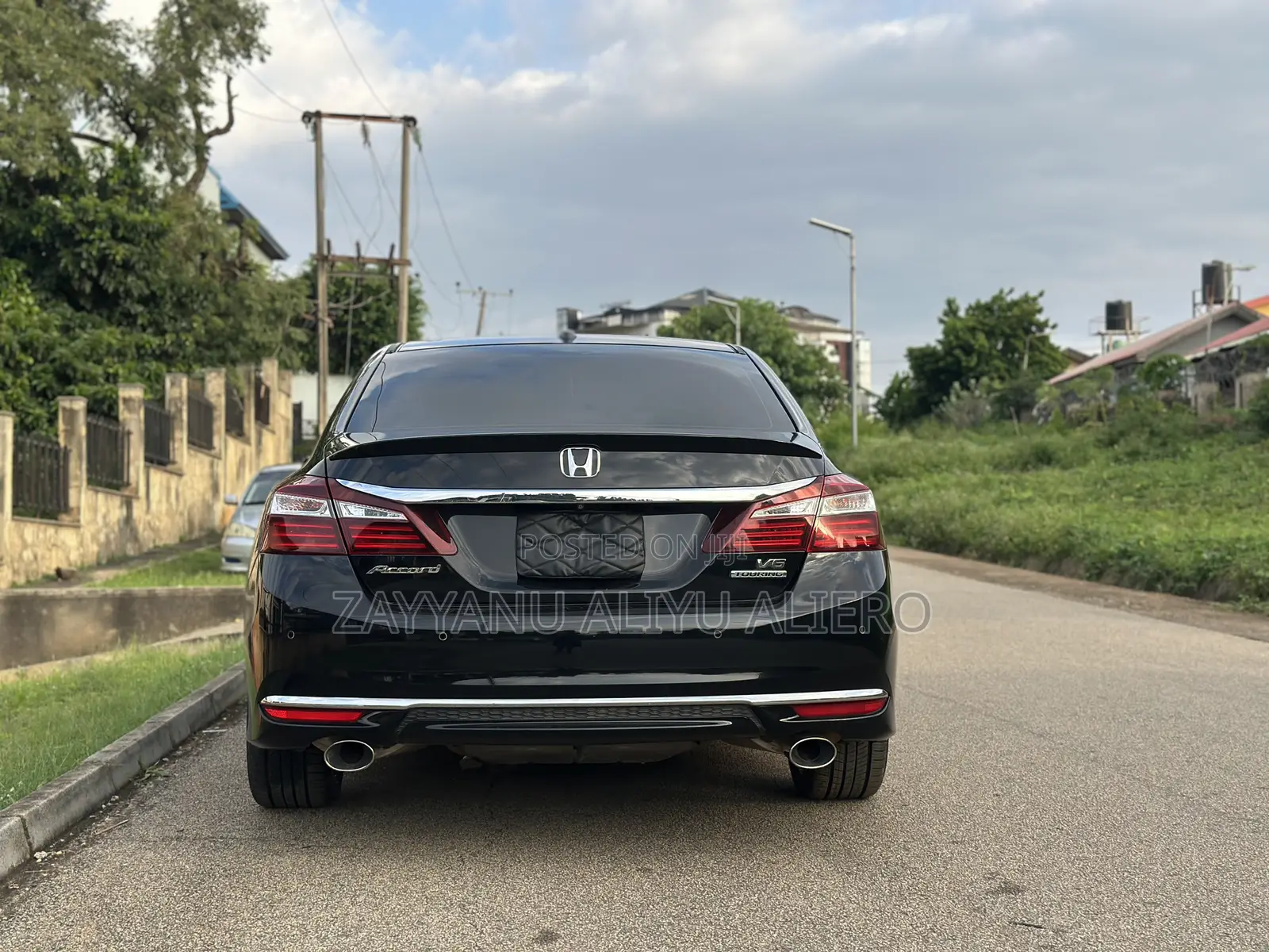 Honda Accord Touring V6 4dr Sedan FWD (3.5L 6cyl 6A) 2017 Black