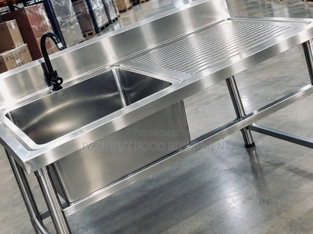 Single Bowl Stainless Steel Sink With Side