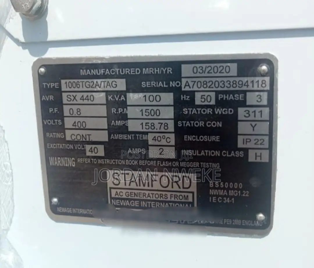 ^^100kva Perkins Soundproof Diesel Generator
