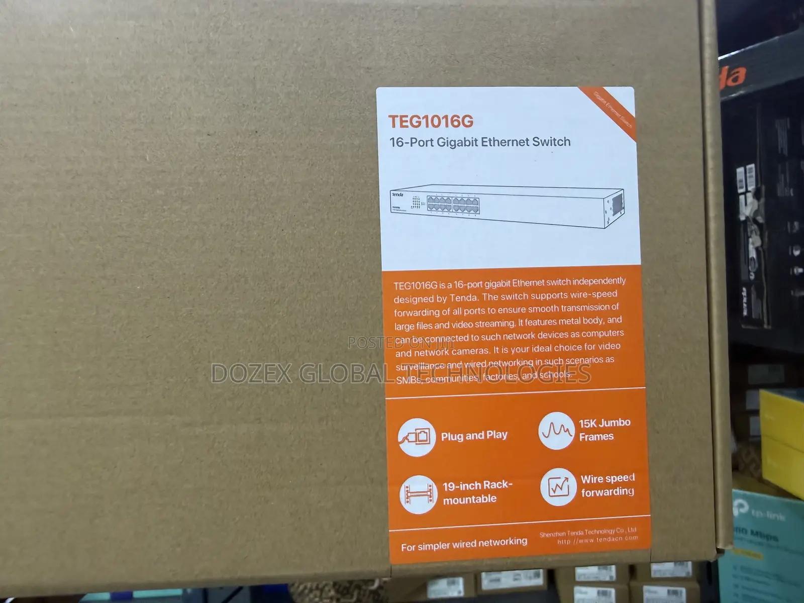 16 Ports Gigabits Network Switch