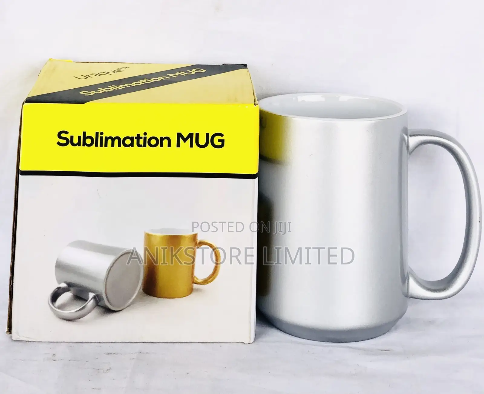 Coated Handle Mug (Silver)