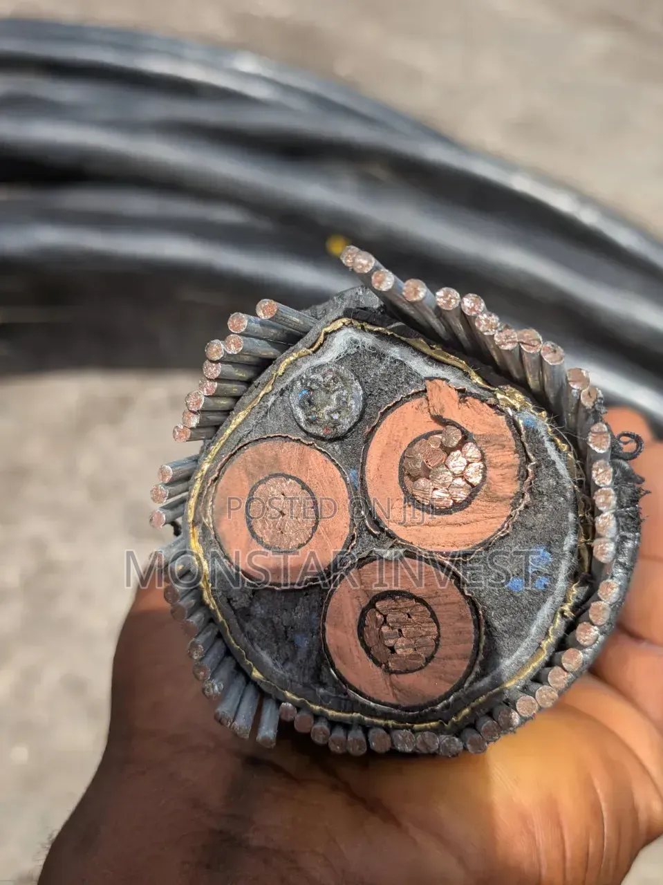 ....... Original 4core Niger Chin Armored Cable