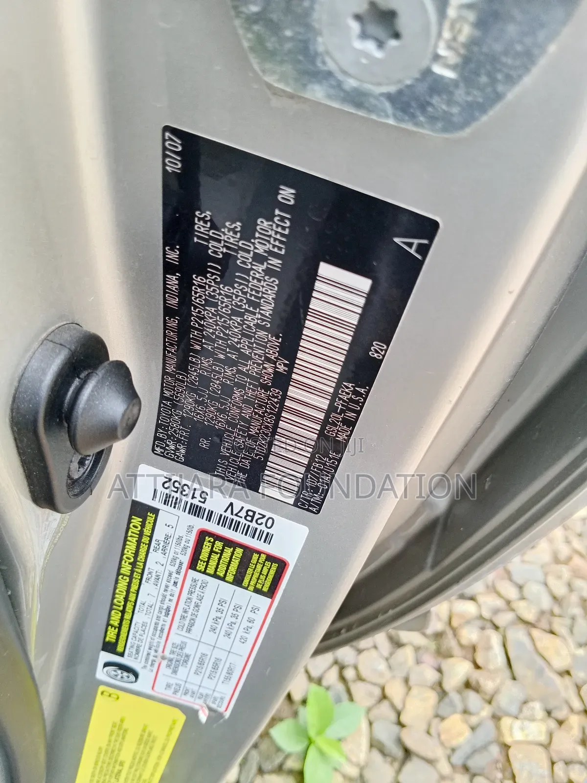 Toyota Sienna 2007 Silver