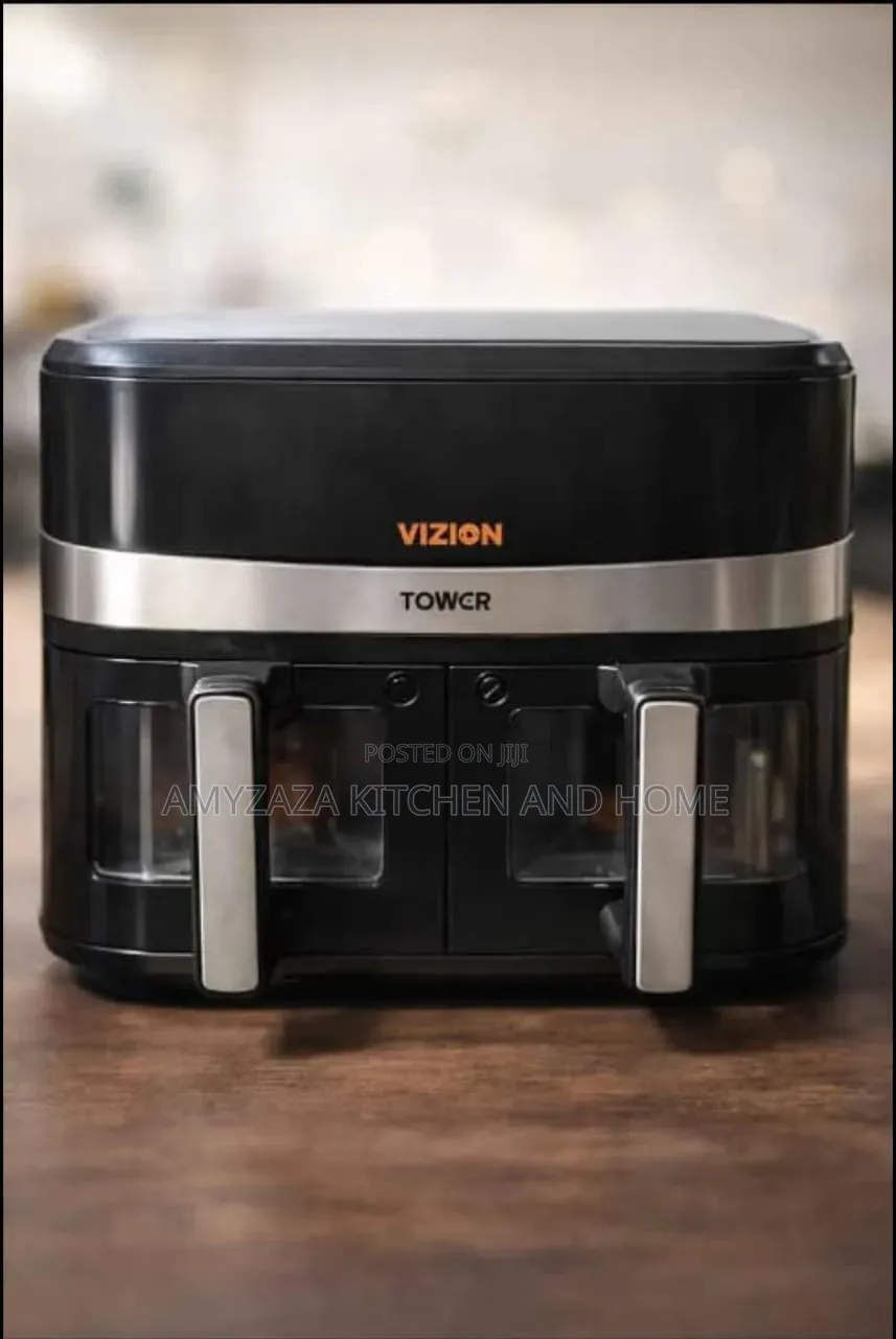 Tower Vision Dual Digital Double Door 9L Air Fryer.