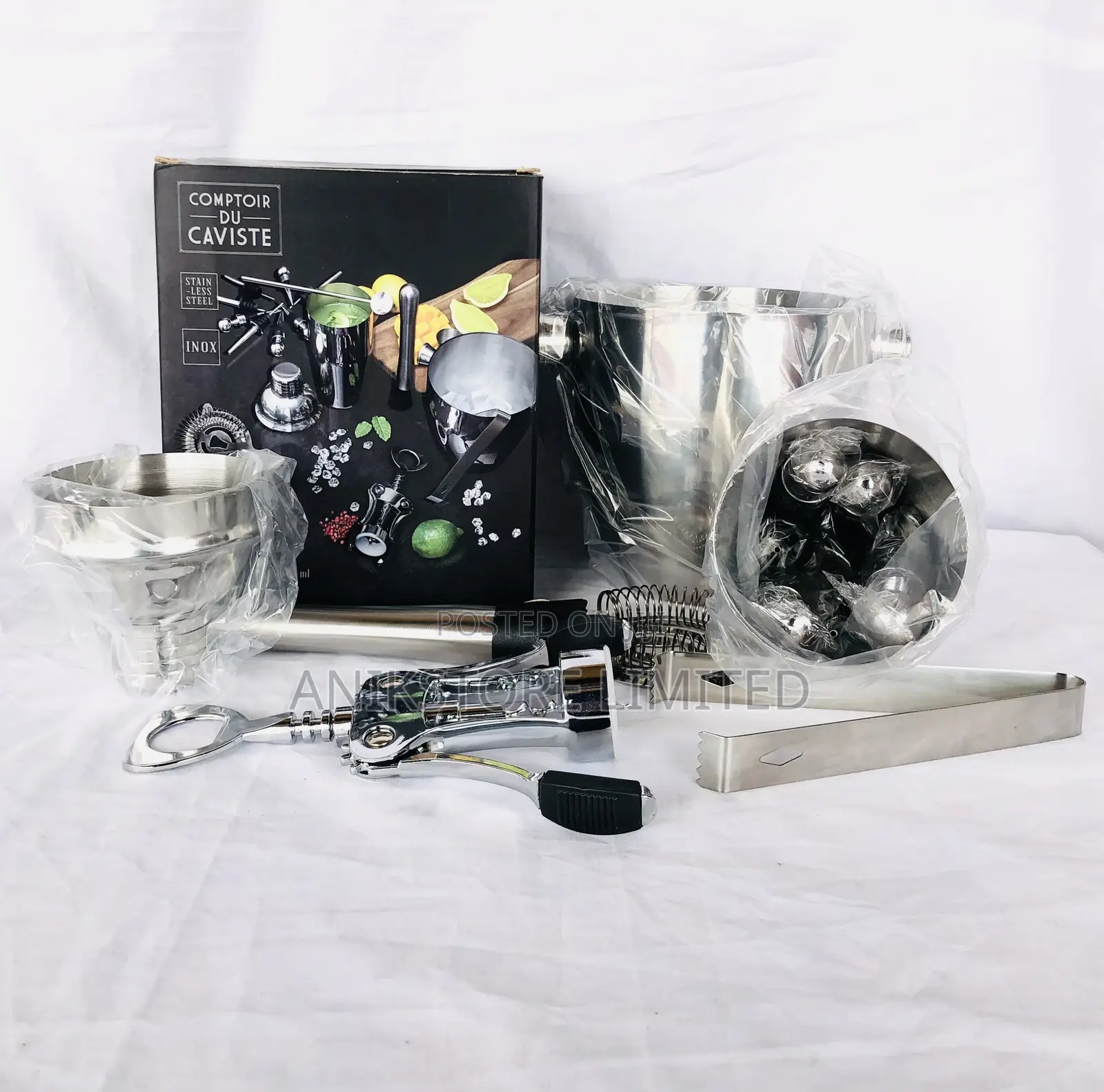 Wine Shaker Set With Ice Bowl