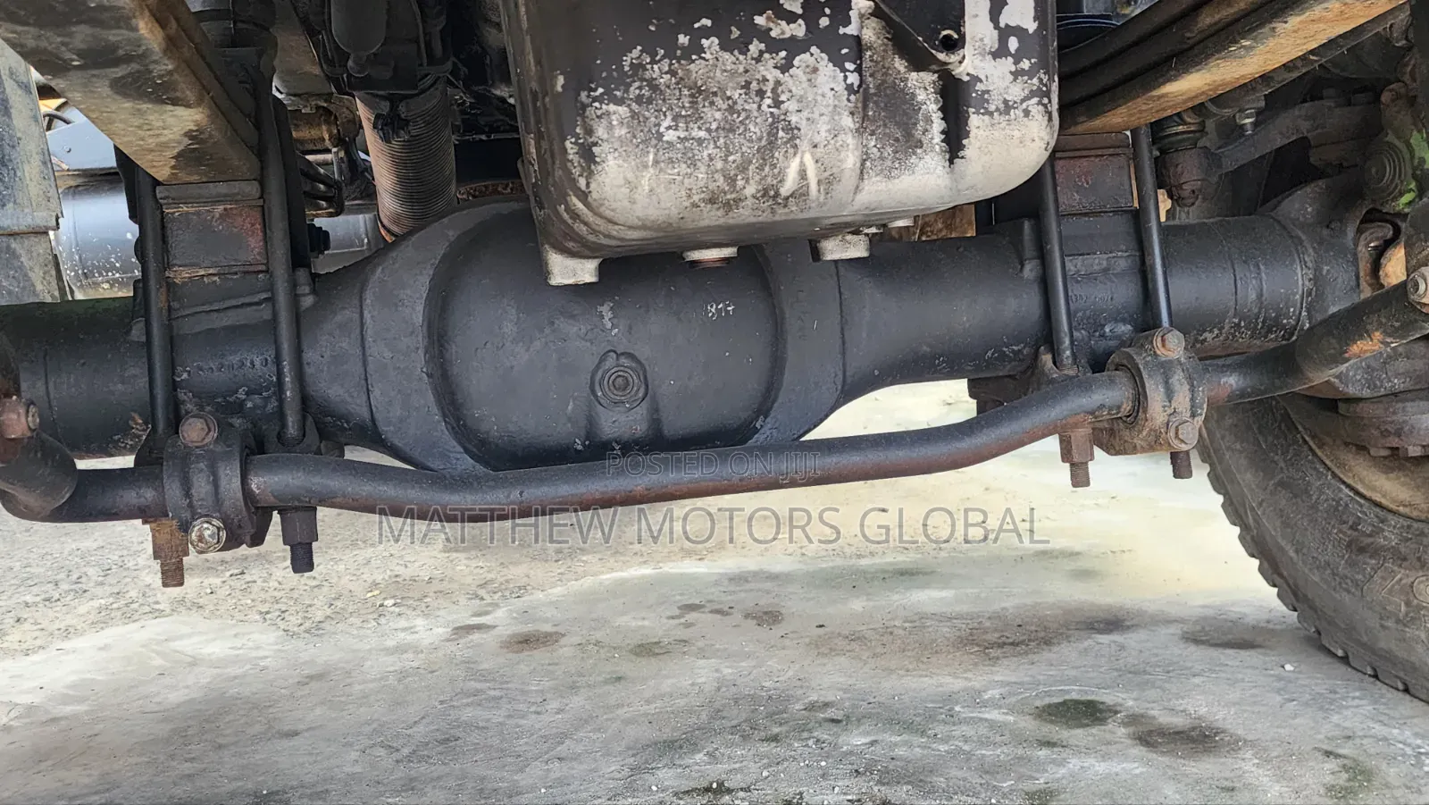 Clean Foreign Used Man Diesel Tipper With Auxiliary