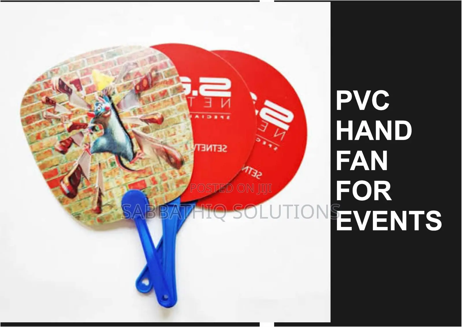 PVC Hand Fan | Custom Branded Hand Fans | Event Souvenirs