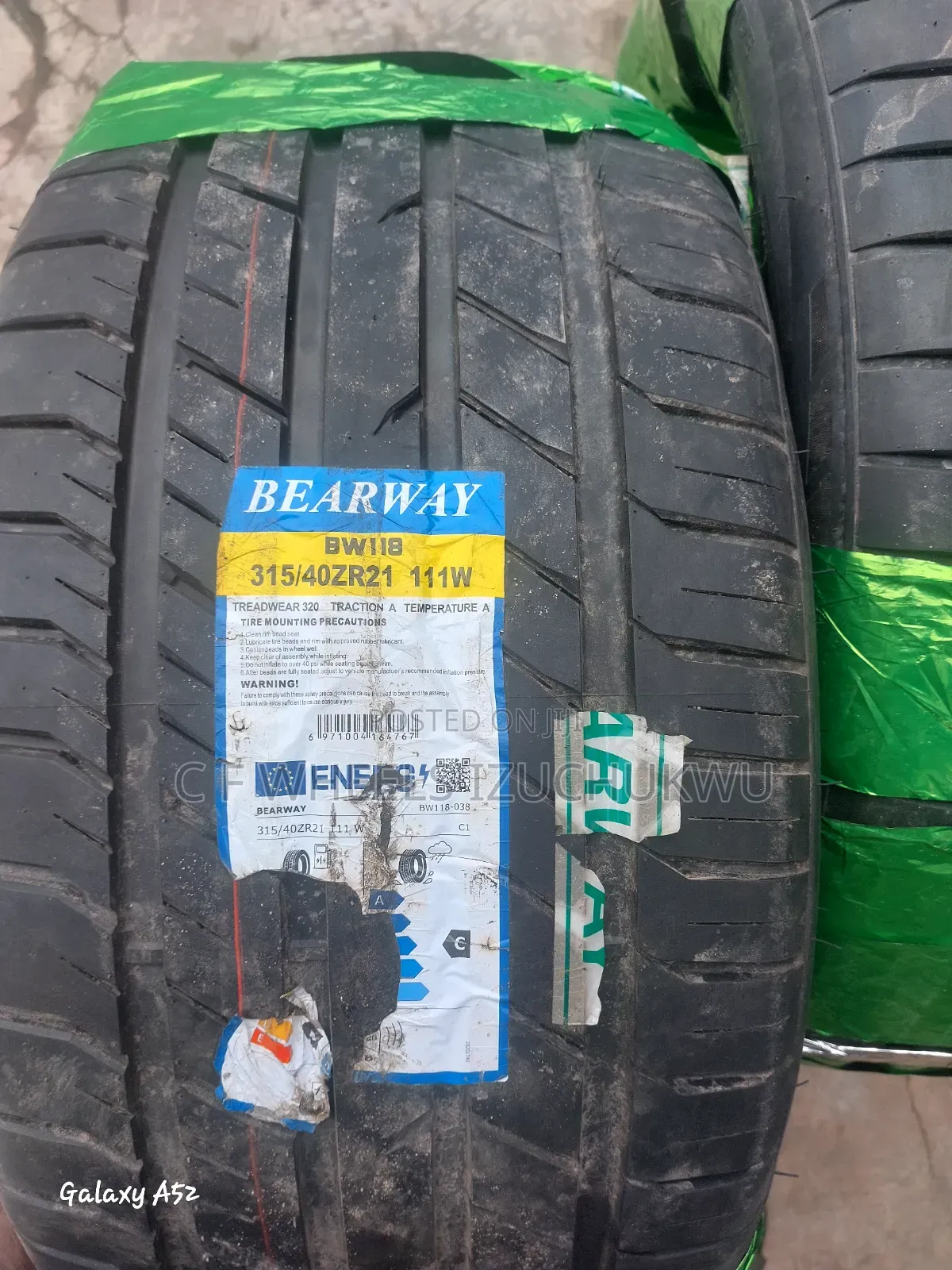 315/40 R21 BEARWAY Brand New Tyre – GLE / G-Wagon