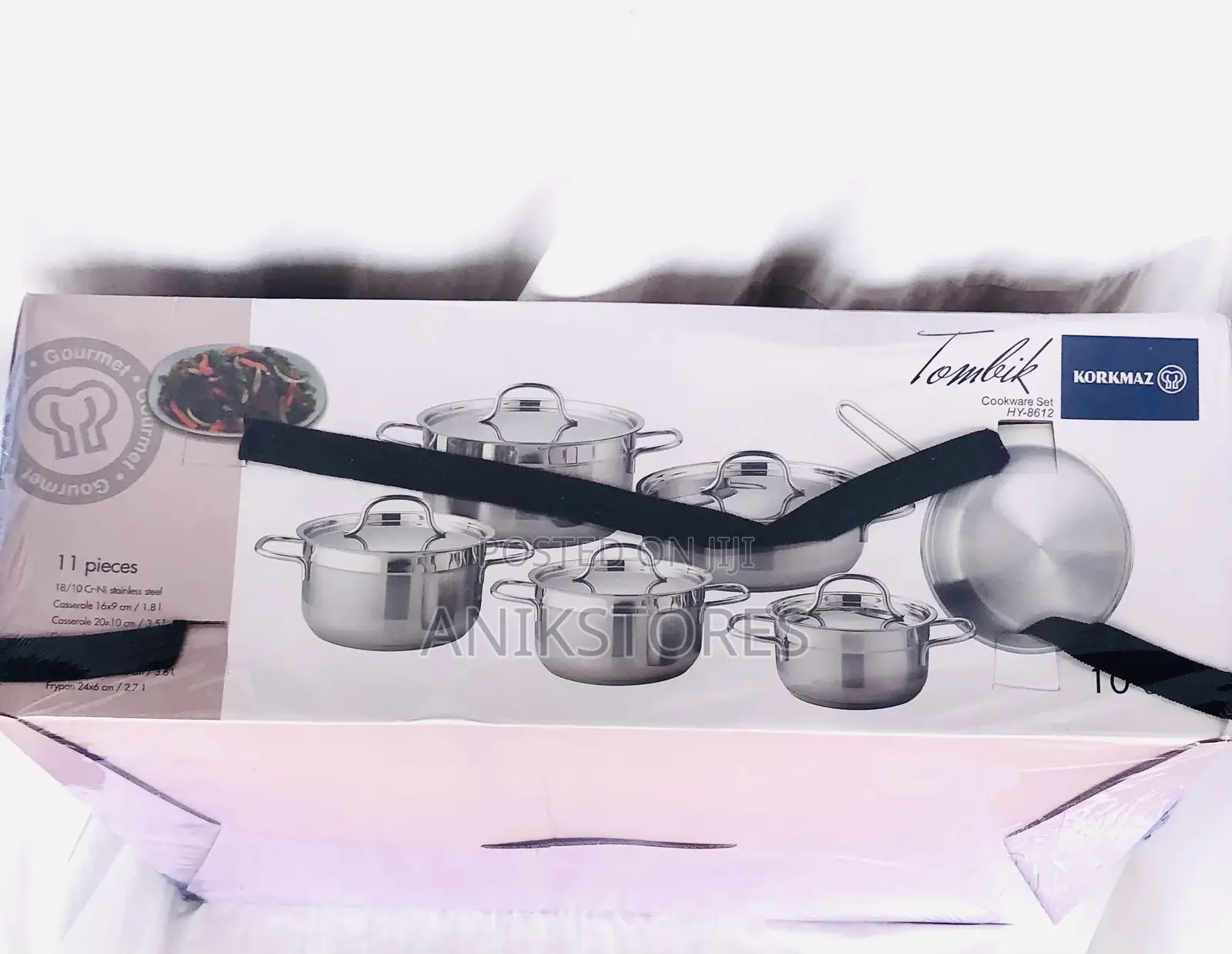 11pcs Korkmaz Stainless Pot (HY-8612)