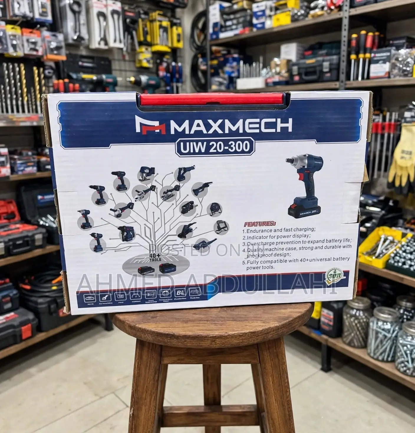 Maxmech Uiw 20-300 Cordless Impact Wrench