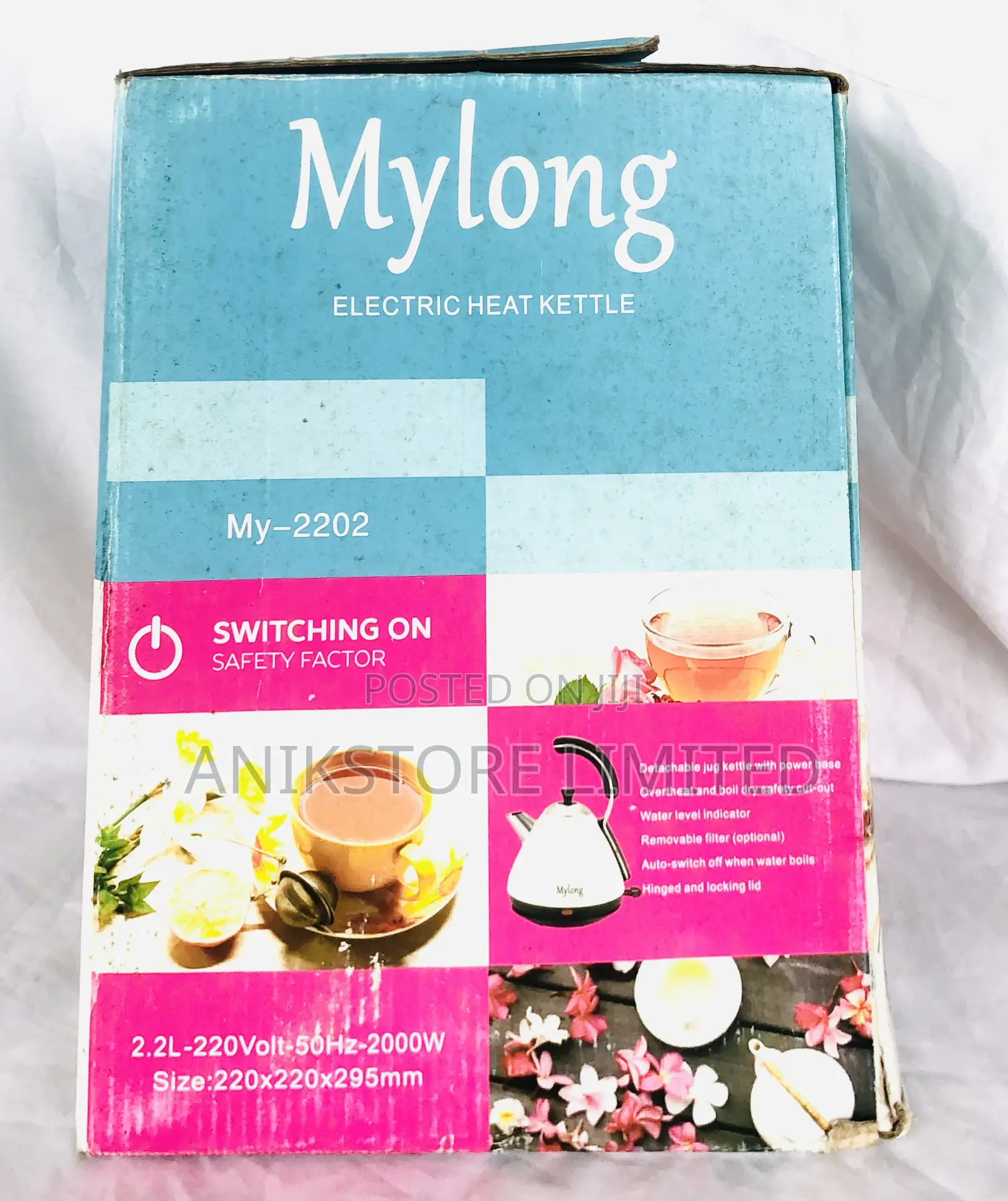 2.2L Mylong Electric Heat Kettle My-2202