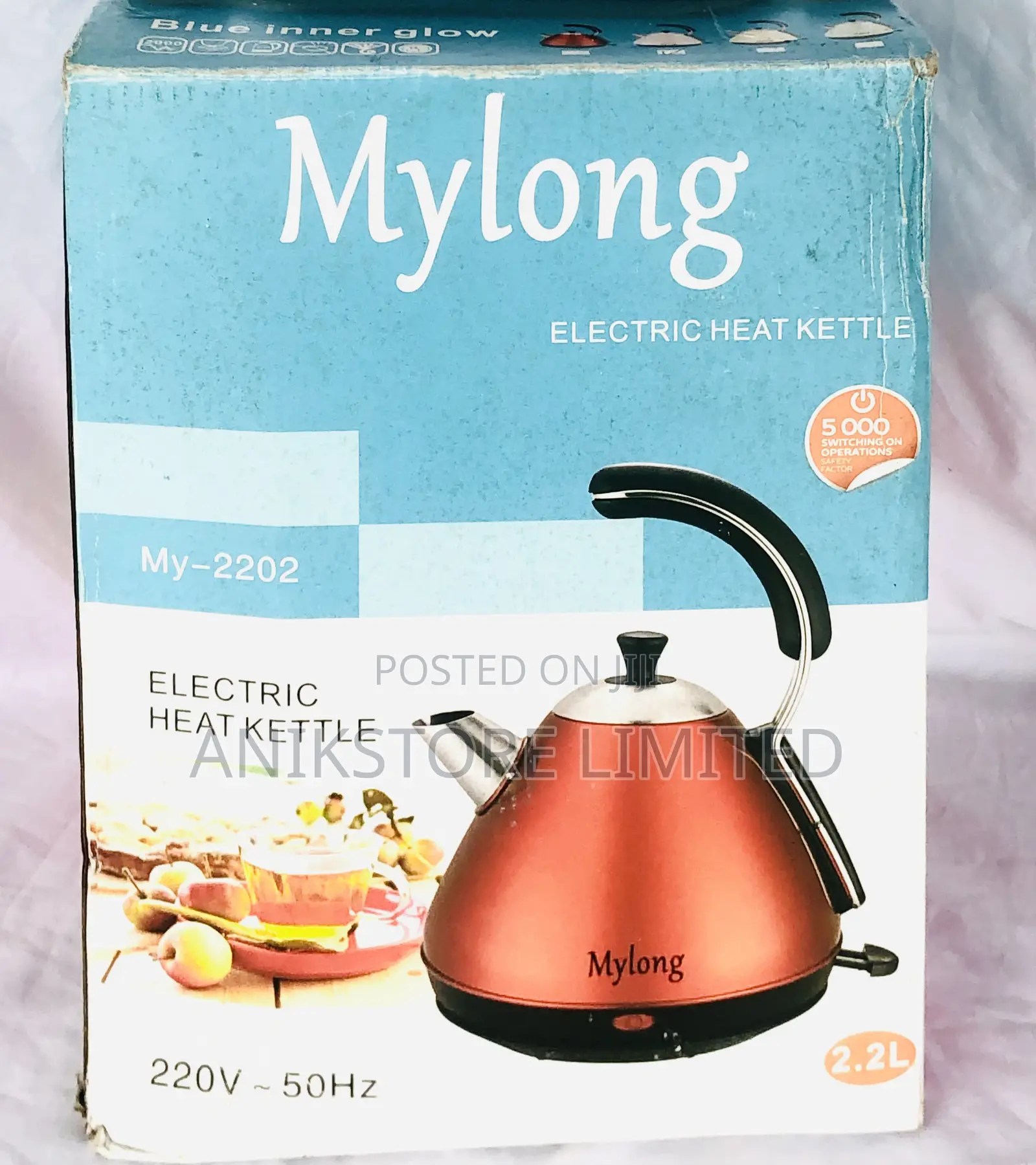 2.2L Mylong Electric Heat Kettle My-2202