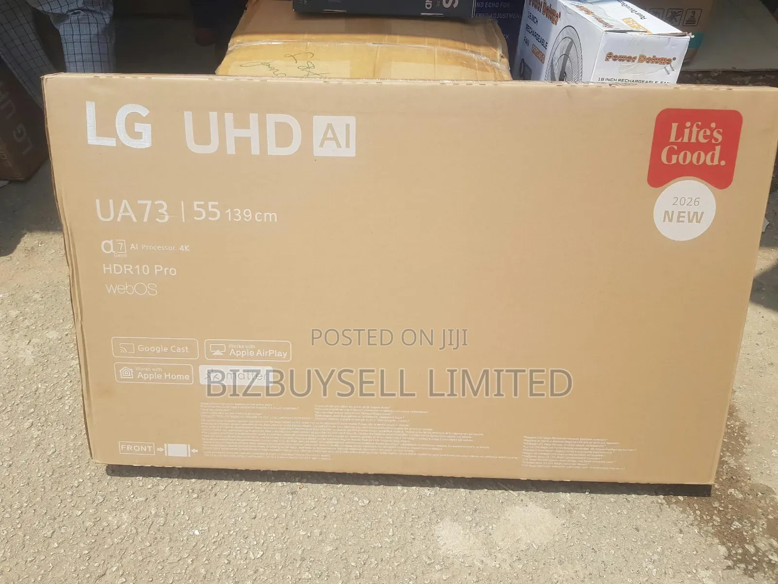 55" Inches LG UHD Smart Television Set.