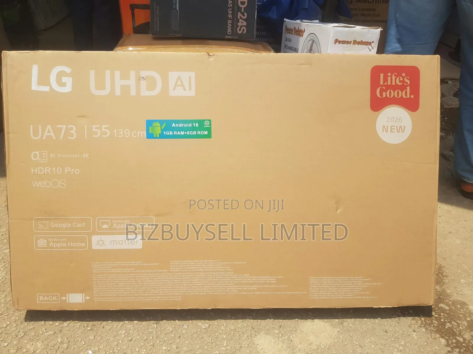 55" Inches LG UHD Smart Television Set.