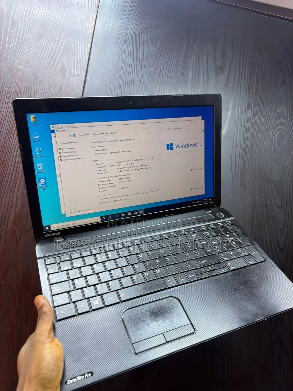 Laptop Toshiba C50 4GB Intel Core i3 HDD 320GB