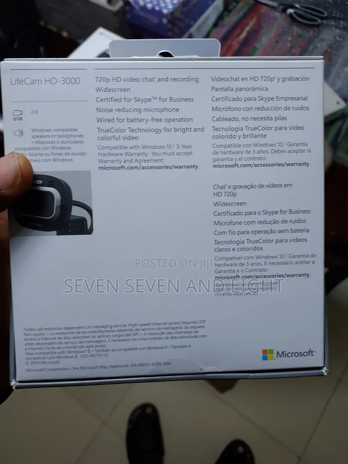 Microsoft Lifecam Hd 3000 Webcam(Minimum of 5 Units)