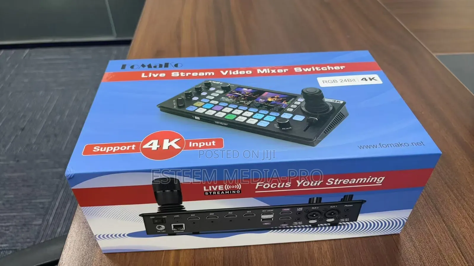 Fomako All-in-One 4K60fps PTZ Structure Switcher KC800