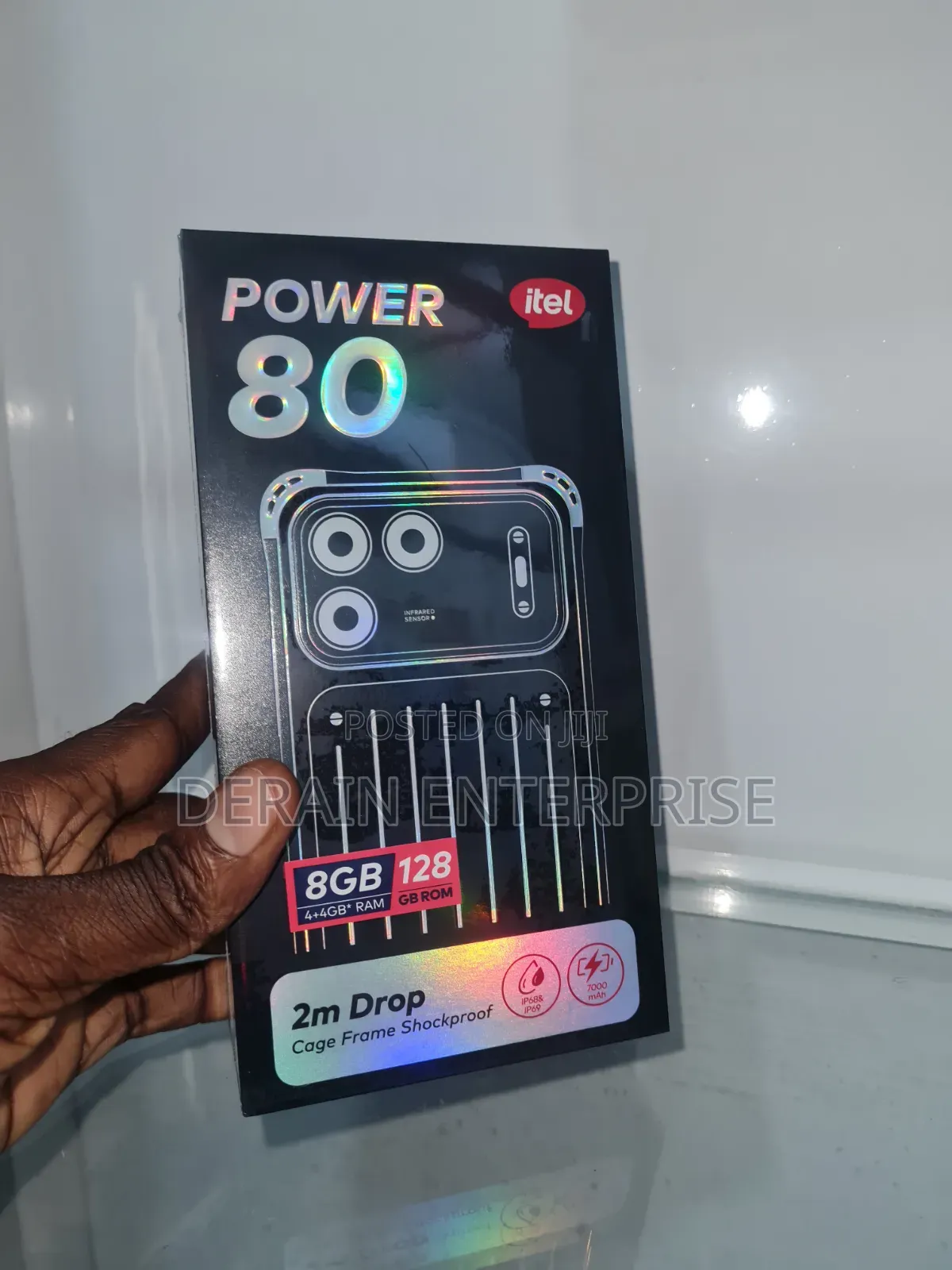New Itel Power 80 128 GB Black