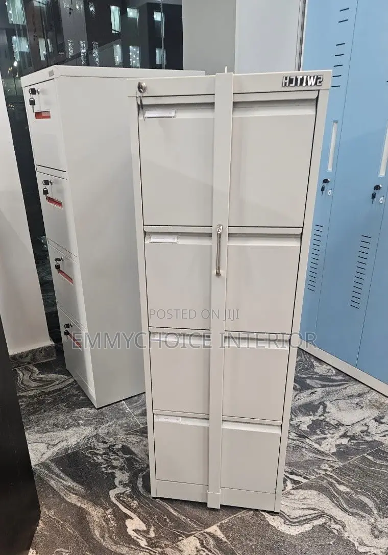 4 Drawer Office Cabinet With Locking Bar