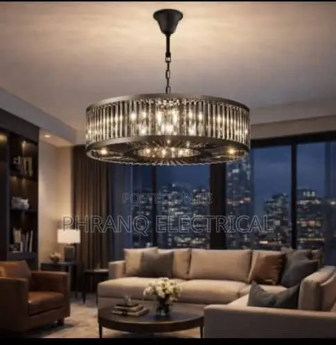 800mm Nordic Designer Luxury Ceiling Chandeliers Modern Led Smoke