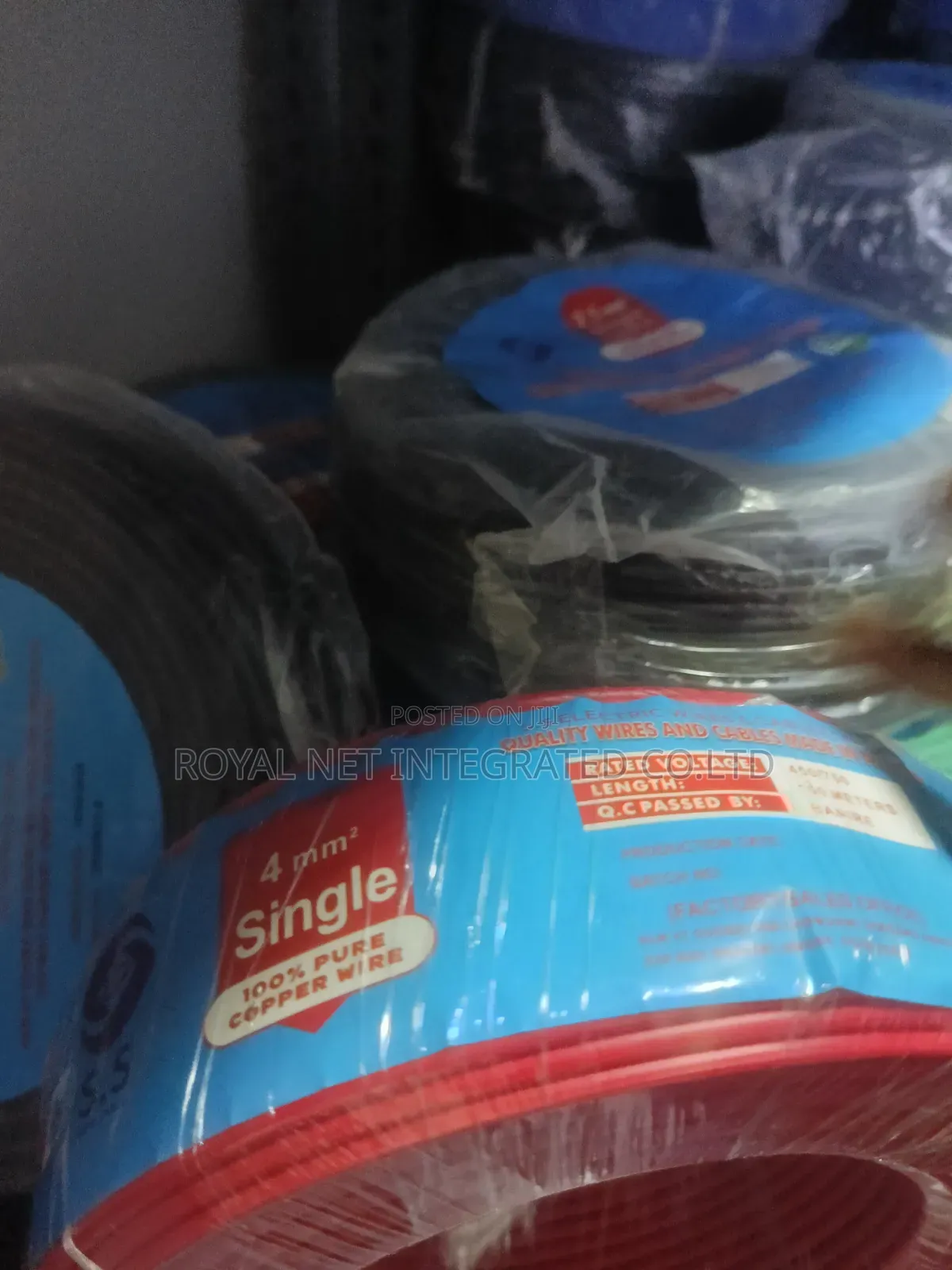 Power Cable 4mm Single Nigeria