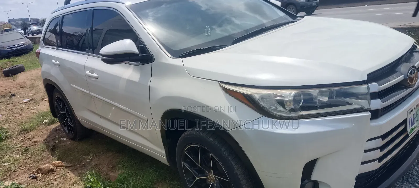 Toyota Highlander XLE V6 4x2 (3.5L 6cyl 6A) 2016 White