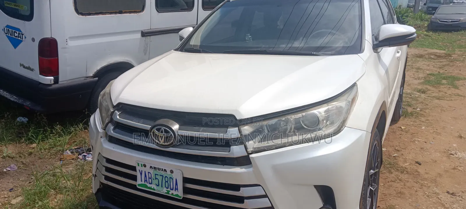 Toyota Highlander XLE V6 4x2 (3.5L 6cyl 6A) 2016 White