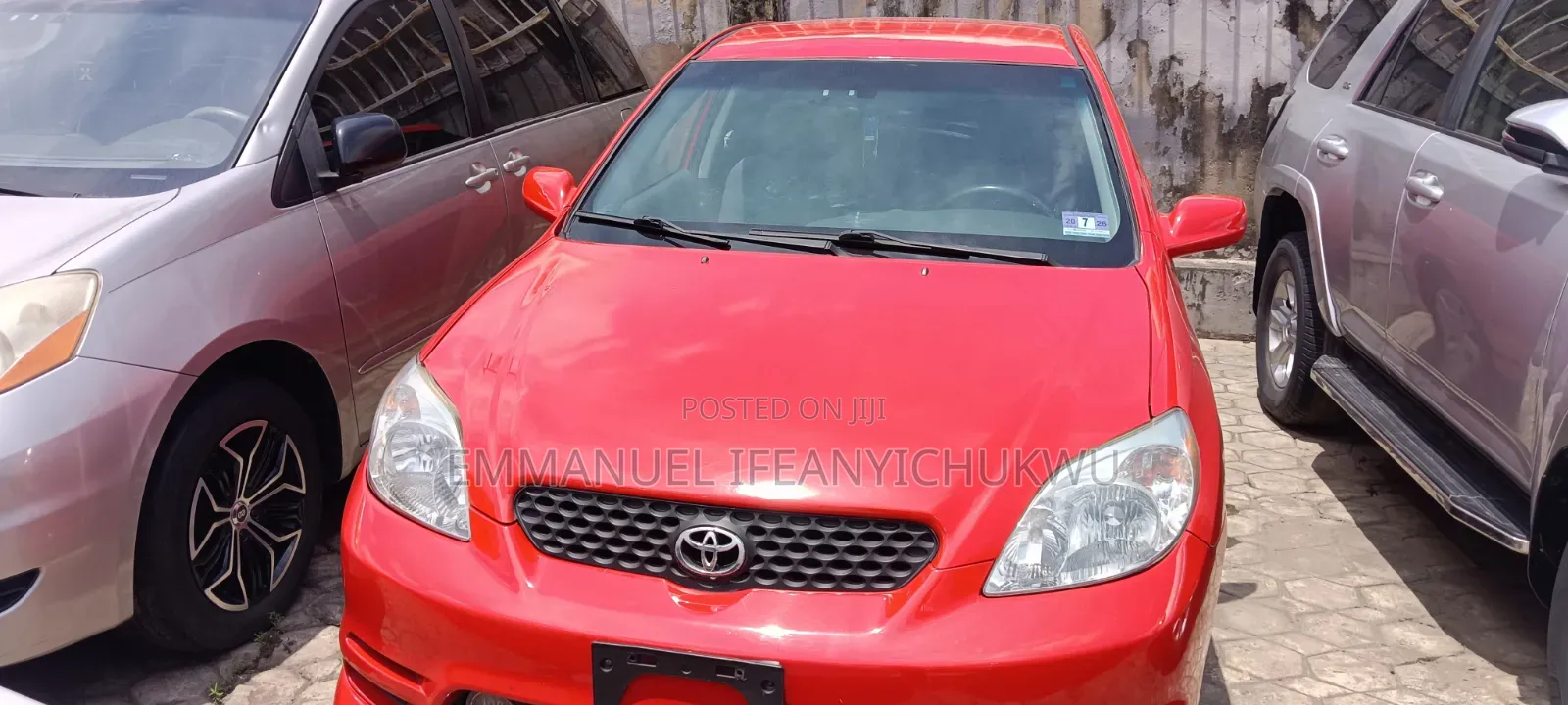 Toyota Matrix XRS Hatchback FWD (1.8L 4cyl 6M) 2003 Red