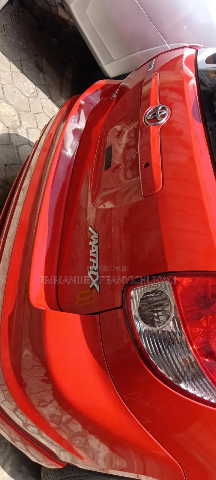 Toyota Matrix XRS Hatchback FWD (1.8L 4cyl 6M) 2003 Red