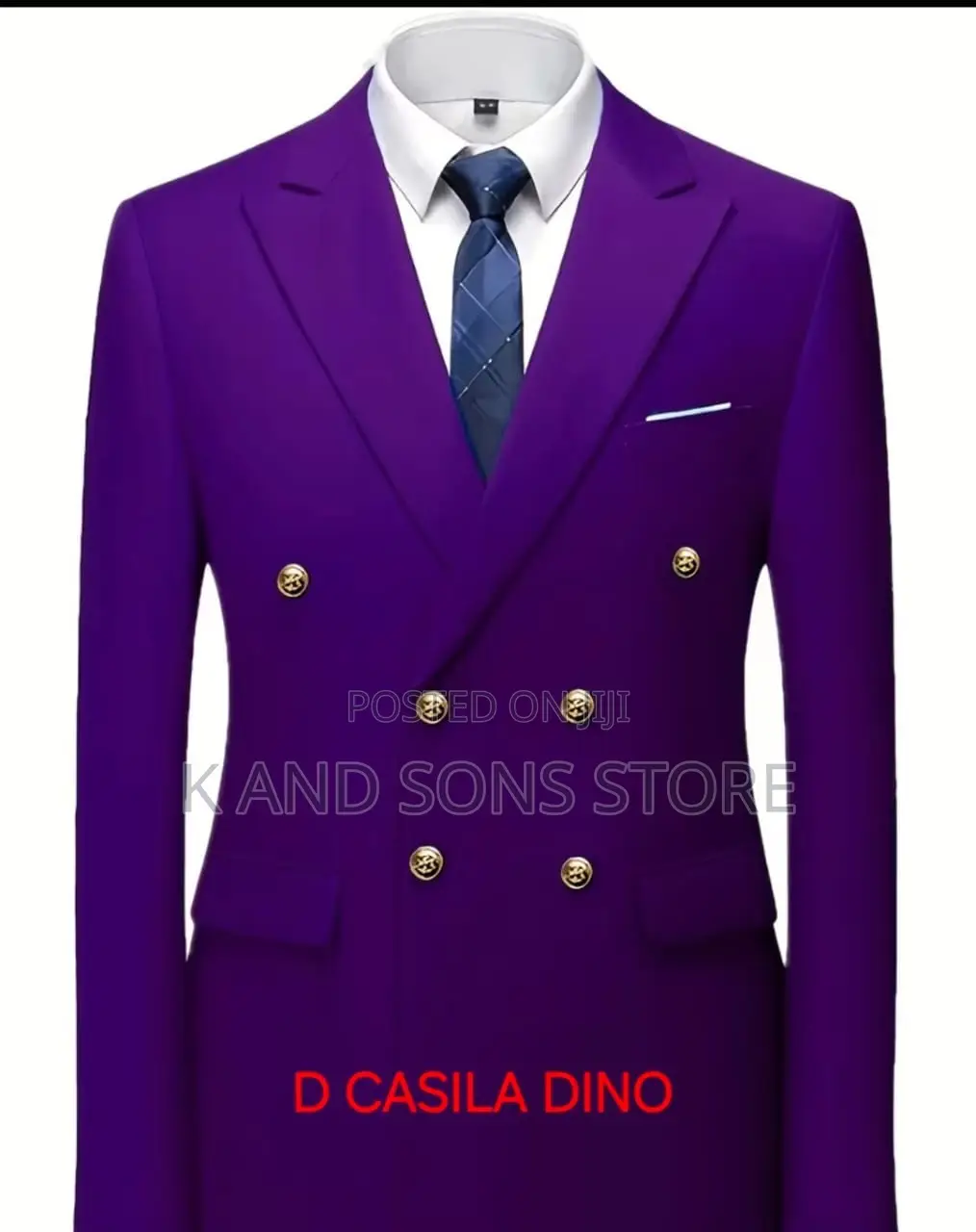 Double Breasted Dino Man Suit