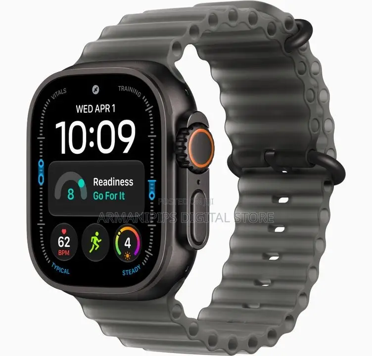 Brand New Non Active Apple Iwatch Ultra 4 GPS/CEL Black Ti Ocean Band