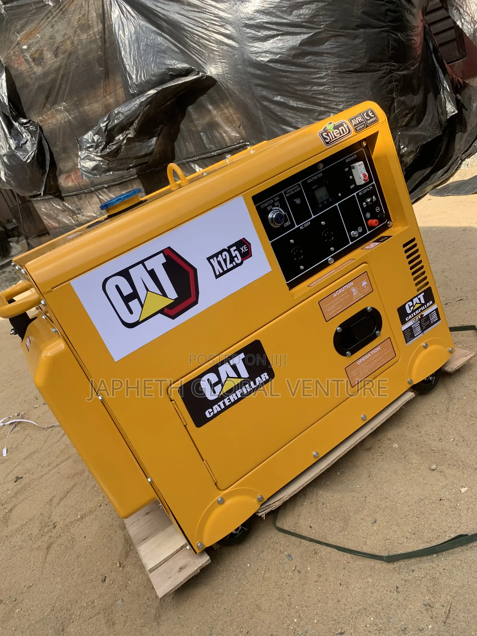 Original CAT 12.5KVA Soundproof Diesel Generator – Powerful Backup