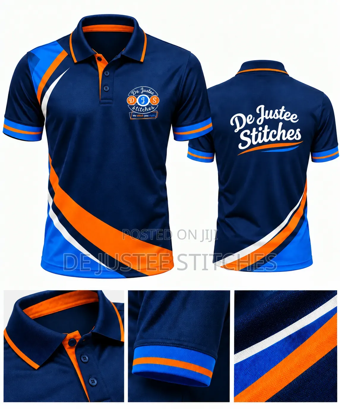 Custom 3D Sublimation Print T-Shirts and Polo, Sewing and Branding.
