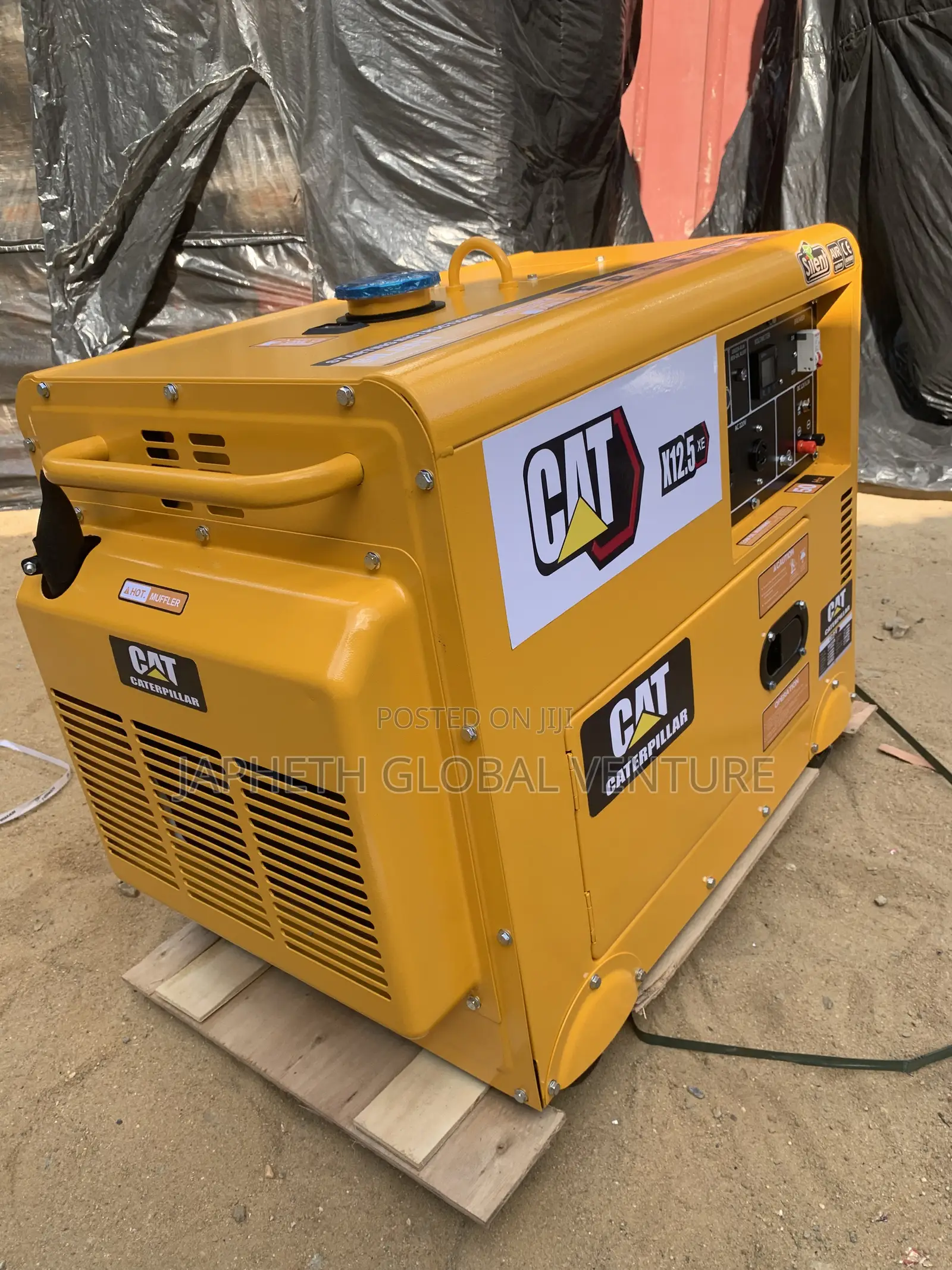 CAT 12.5KVA Soundproof Generator – Reliable Electricity for Homes